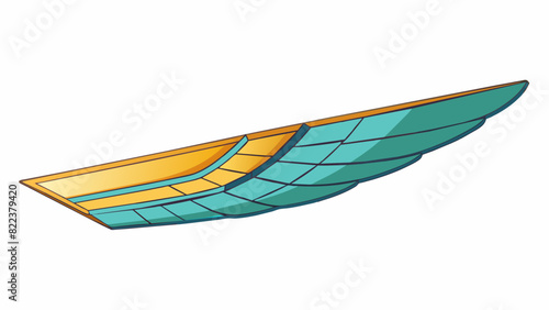 The wing was incredibly versatile with a unique structure that could transform between different shapes and sizes. With a push and a pull it could go. Cartoon Vector