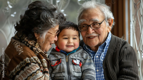 Grandparentsday grandparents with grandson