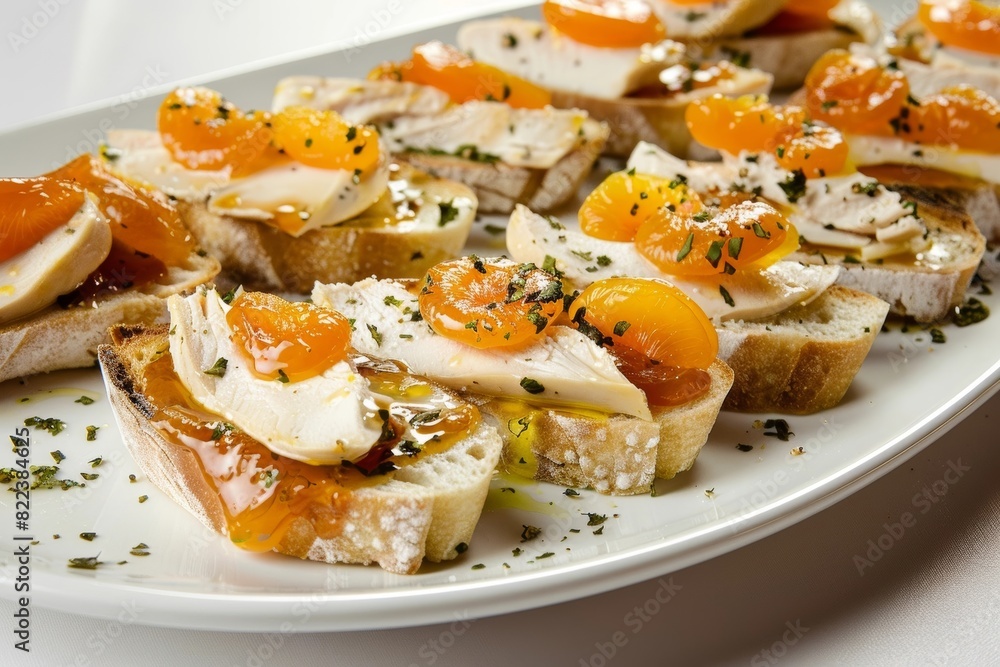 Sumptuous Apricot Chicken Bruschetta with Prosciutto Sumptuous Apricot Chicken Bruschetta with Prosciutto