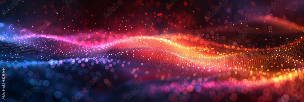 Colorful abstract background featuring blurry lights creating a dynamic and energetic visual effect Colorful abstract background featuring blurry lights creating a dynamic and energetic visual effect