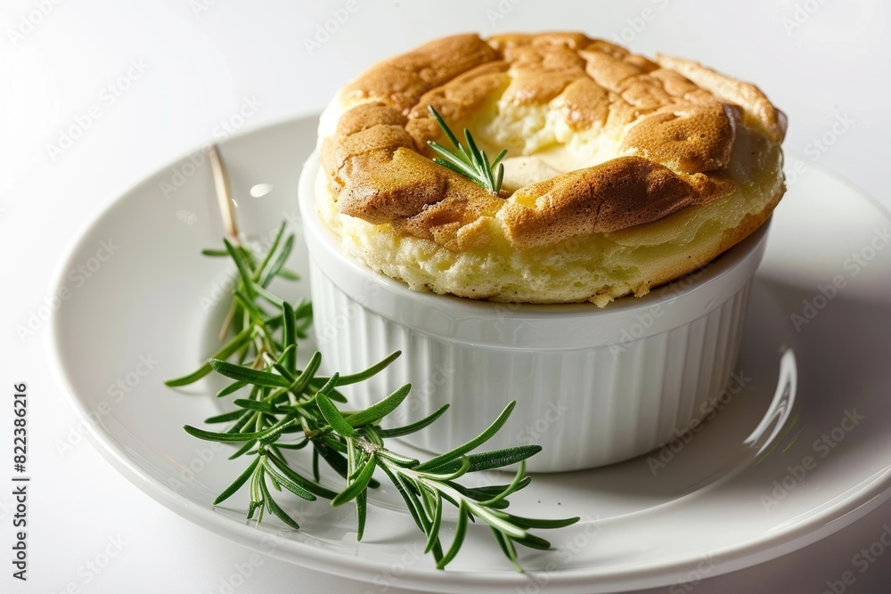Tart Apple-Rosemary Soufflé with Fragrant Cinnamon and Vanilla Tart Apple-Rosemary Soufflé with Fragrant Cinnamon and Vanilla