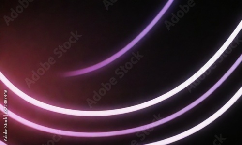 Neon lines: Bright neon lines in the dark create an atmosphere of mystery and magic