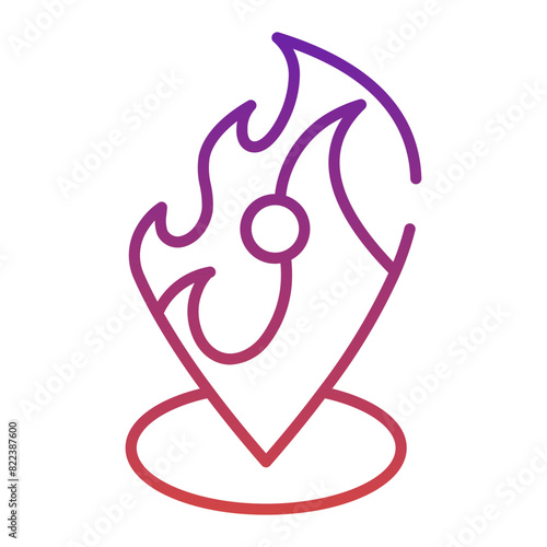 Fire Point Gradient Linear