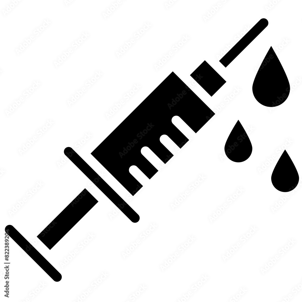 syringe solid icon syringe solid icon