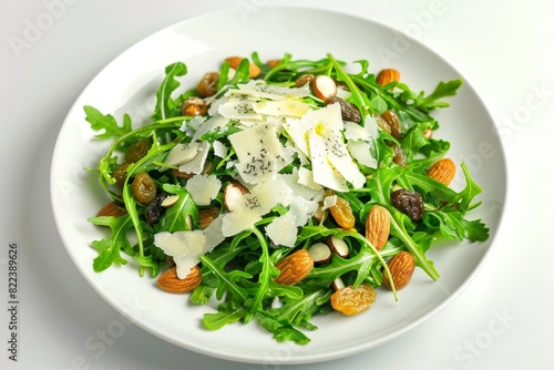 Savory Arugula Salad with White Truffle Oil and Marcona Almonds