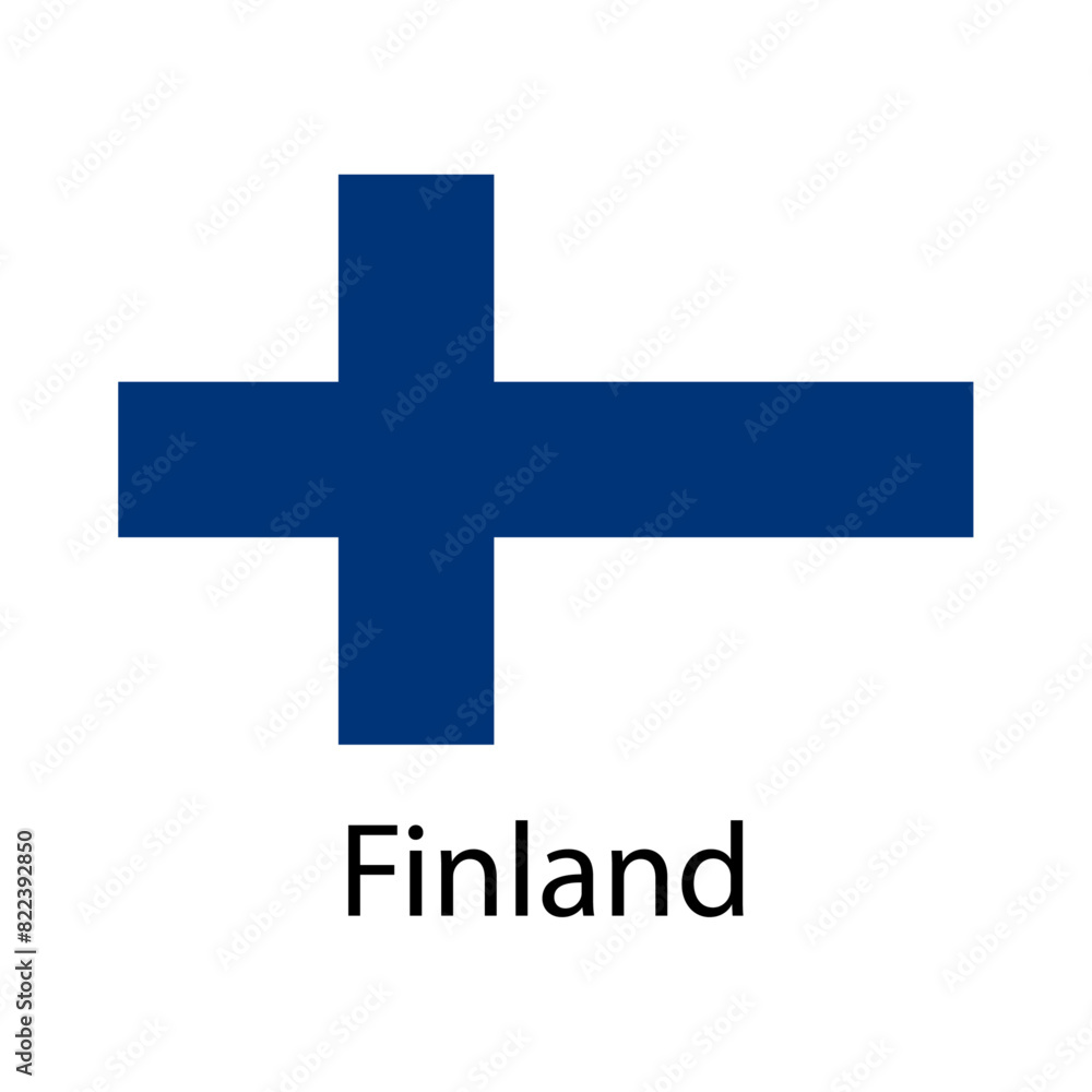 Obraz premium Flag of Finland 2:3