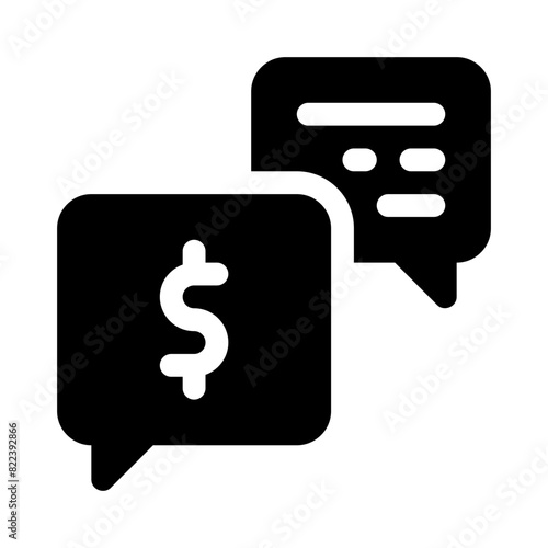 negotiating glyph icon