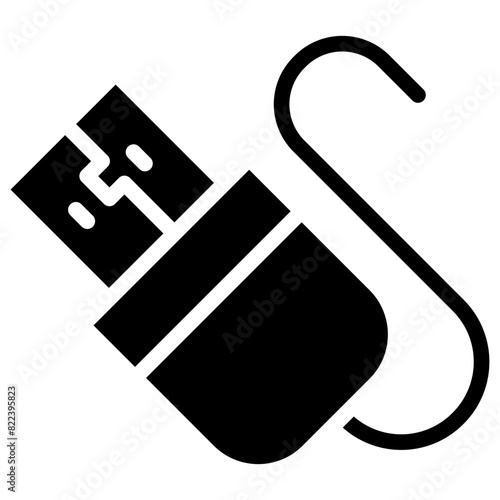 usb solid icon