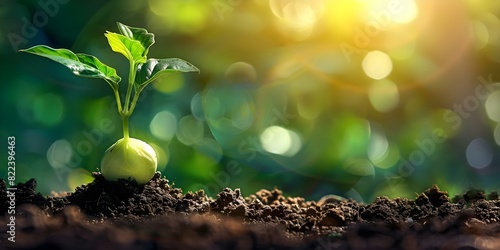 Nurturing a Tiny Seed in Fertile Ground to Thrive and Prosper. Concept Gardening Tips, Plant Growth, Soil Enrichment, Healthy Seedlings, Green Thumb