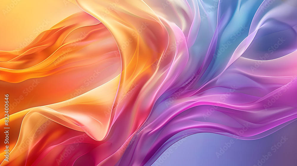 abstract background with smooth lines in rainbow colors, abstract background with smooth lines in blue, orange and yellow colors abstract background with smooth lines in rainbow colors, abstract background with smooth lines in blue, orange and yellow colors