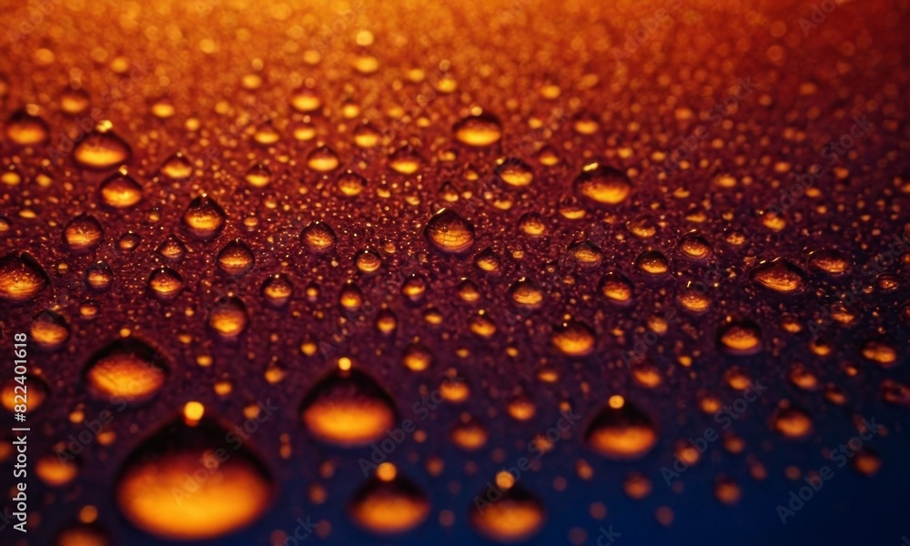 Texture of Water Droplets on a Warm Surface Texture of Water Droplets on a Warm Surface