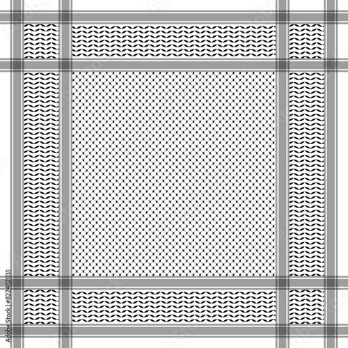 Keffiyeh scarf fabric pattern background