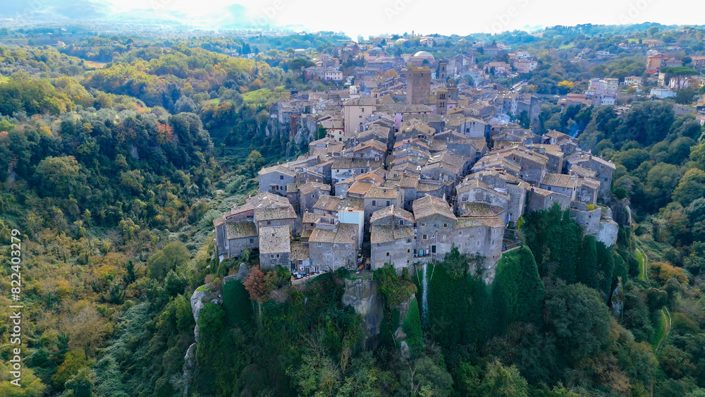 Obraz premium Vitorchiano, in Lazio, Italy.