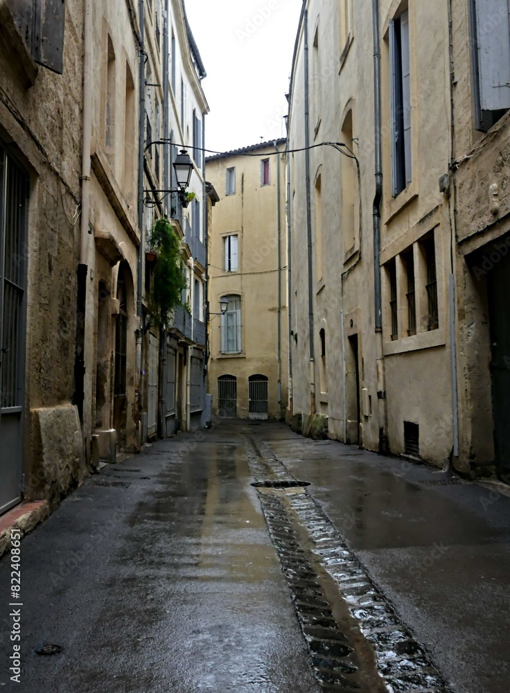 Montpellier May 2024: Visit the magnificent city of Montpellier in Occitanie. Street photos - View of the narrow streets Montpellier May 2024: Visit the magnificent city of Montpellier in Occitanie. Street photos - View of the narrow streets