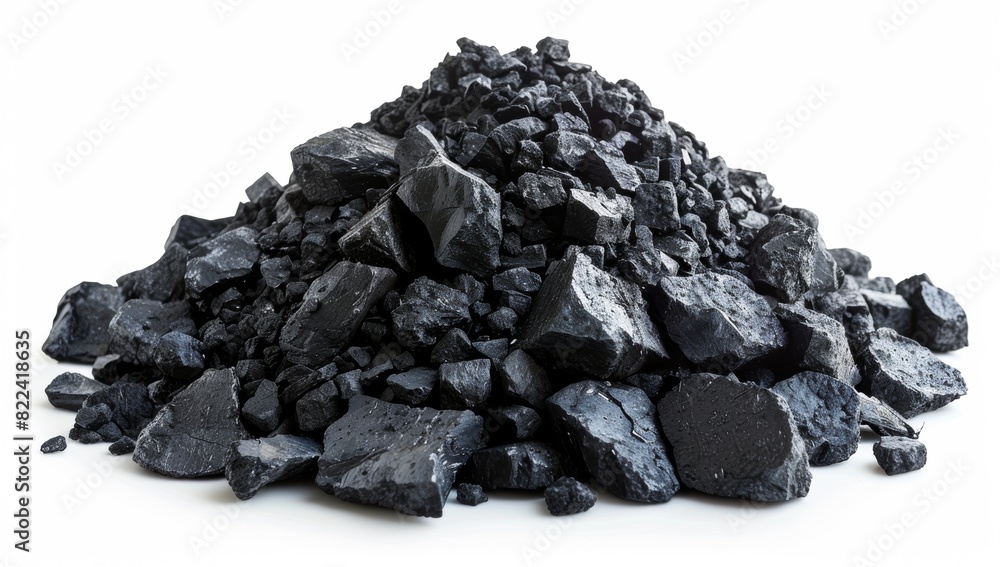 coal isolated on white coal isolated on white
