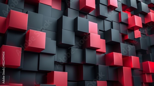 3d cube abstract backround