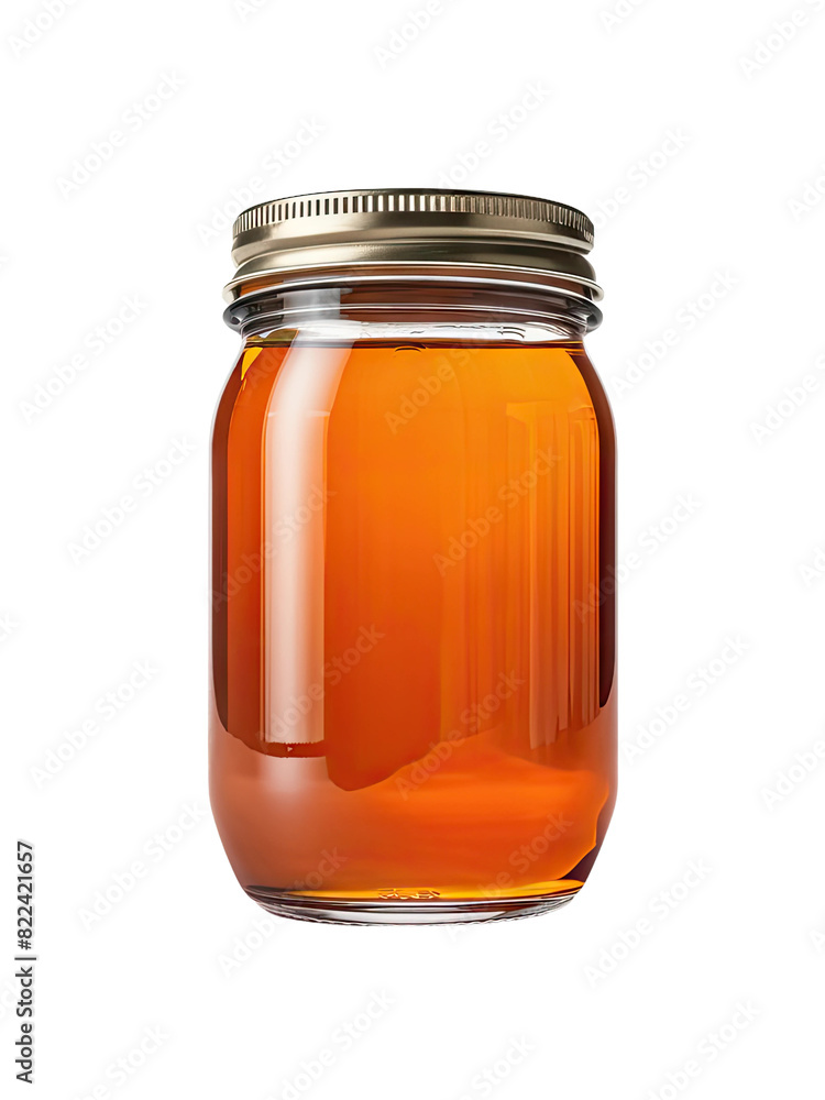 isolated png honey jar, GENERATIVE AI isolated png honey jar, GENERATIVE AI
