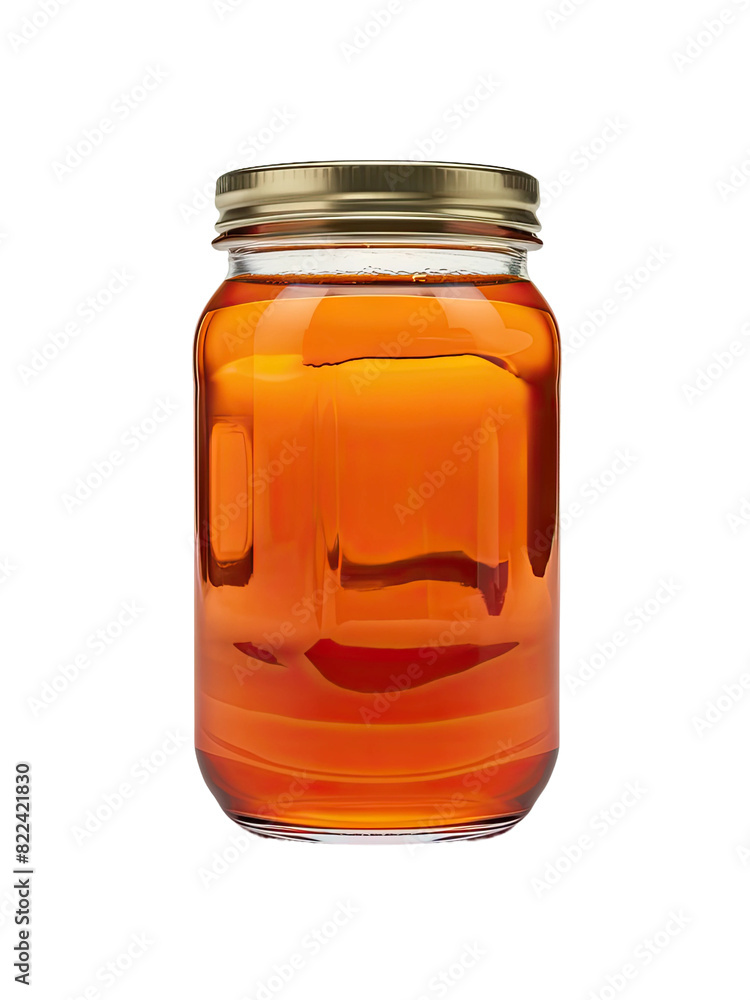 isolated png honey jar, GENERATIVE AI isolated png honey jar, GENERATIVE AI