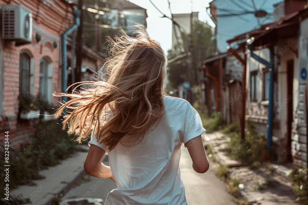 Generated by AI excited person jogging outdoors outside active way of life useful hobby Generated by AI excited person jogging outdoors outside active way of life useful hobby