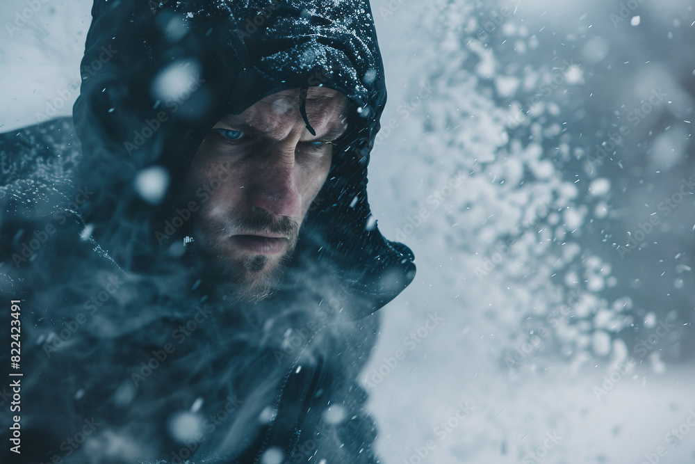 Fototapeta premium Generated by AI excited person jogging outdoors outside active way of life useful hobby