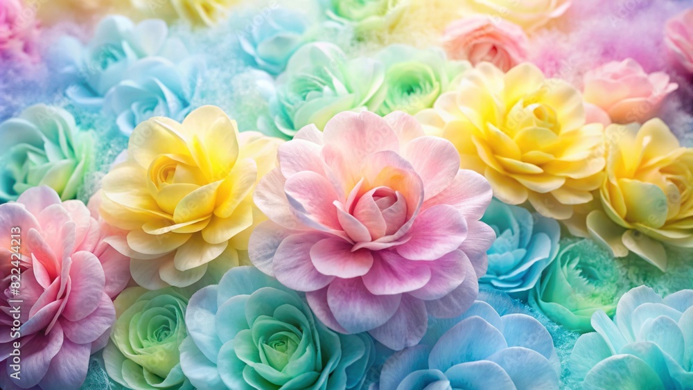 Soft transitions between pastel pink blue yellow Texture Background Soft transitions between pastel pink blue yellow Texture Background