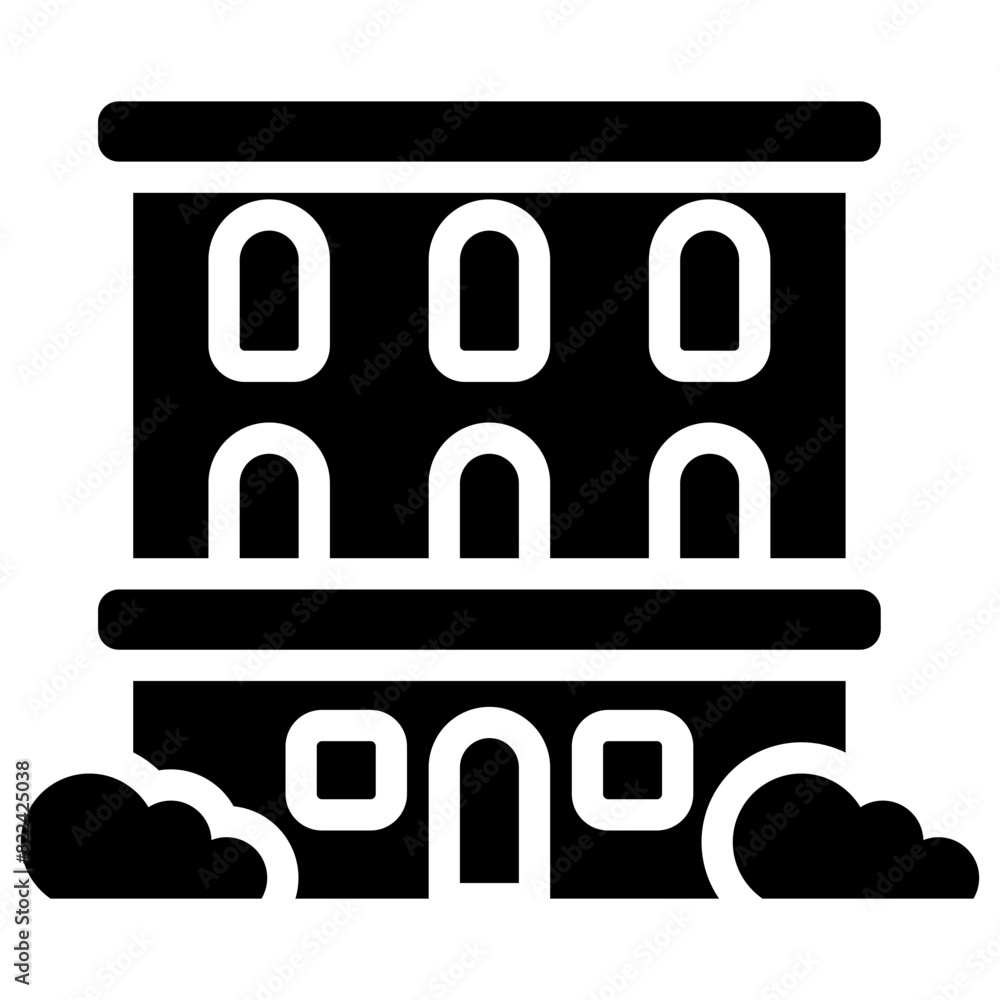 building solid icon building solid icon