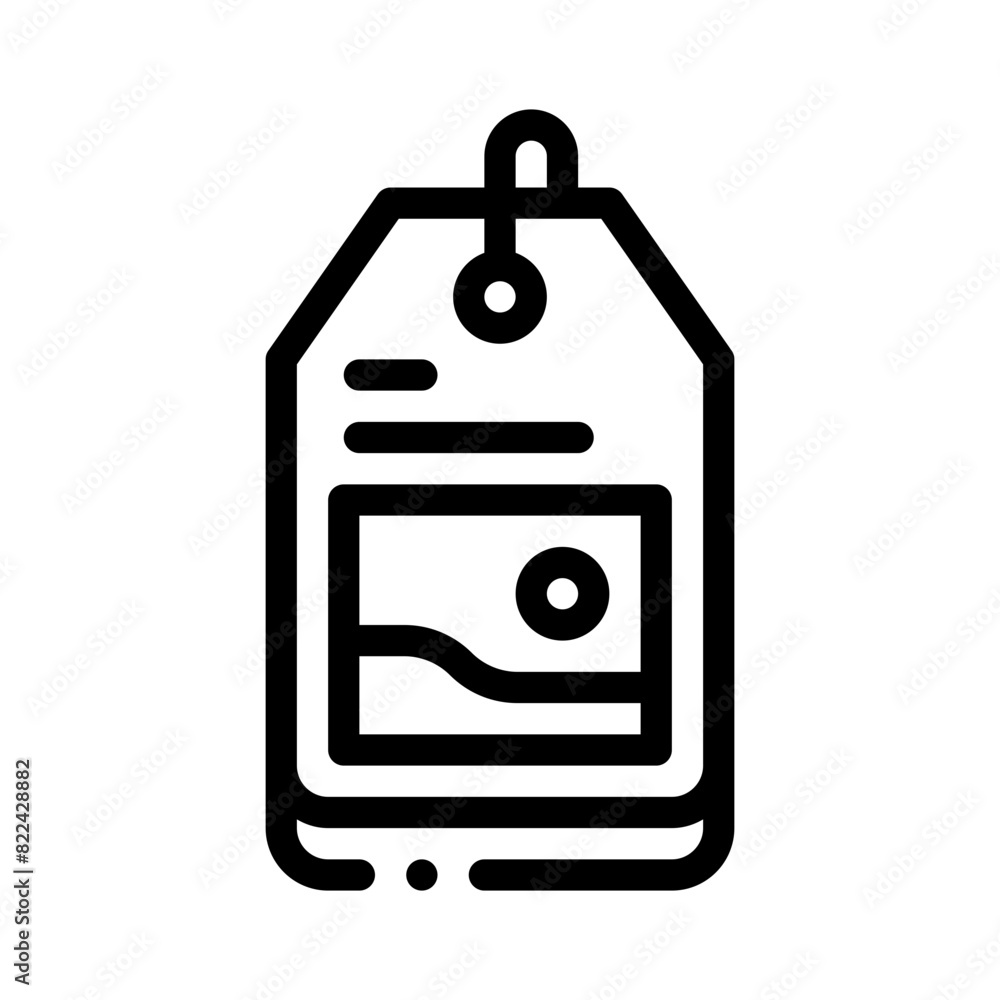 Obraz premium tag line icon