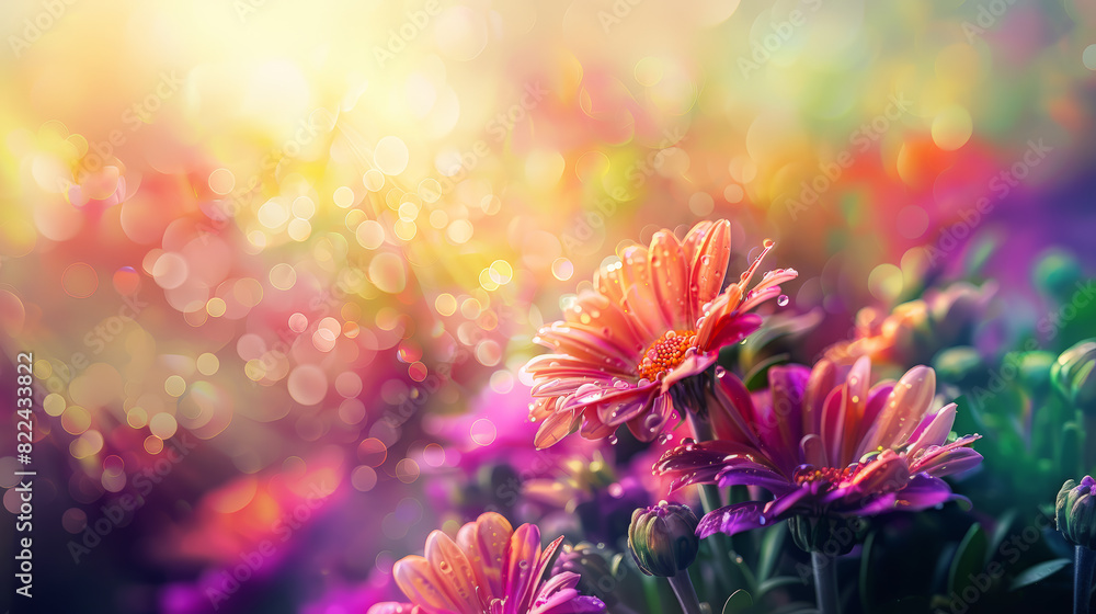 Vibrant Flower in Super Macro: A Colorful Delight. Generative AI Vibrant Flower in Super Macro: A Colorful Delight. Generative AI