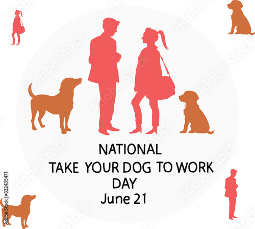 national take your dog to work day is celebrated every year on 21 June.
