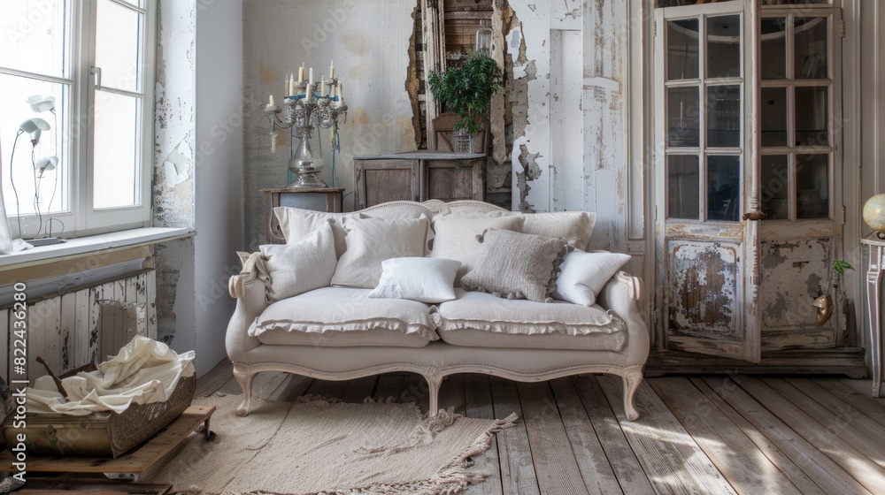 Living room interior design, consider including shabby chic elements in ...