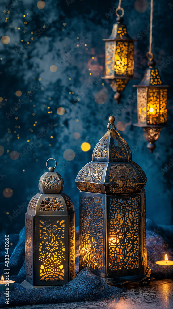 Obraz premium Ramdan Lantern Background