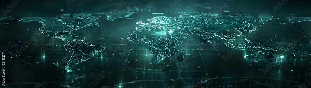 Glossy Research and Development Networks Concept as Abstract Digital Art Symbolizing Interconnected Technology and Innovation in Research and Development   Photo Stock Concept