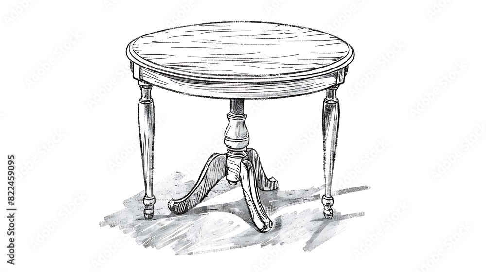 Obraz premium table, desk, dining, floor, outline, perspective, plan, drawing, interior, vignetting, home, isolated, modern, board, concept, construction, decor, decoration, design, house, line, style, vector, arch