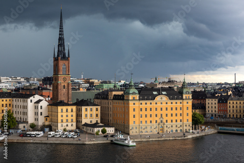 Photography view from the south stockholm sweden summer 2024