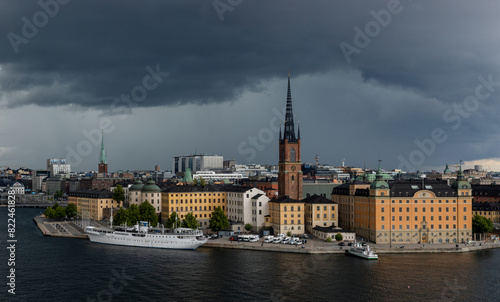 Photography view from the south of stockholm sweden summer 2024