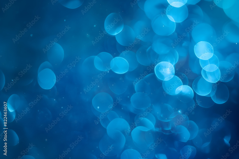 Ethereal Blue Bokeh Lights Abstract Background Ethereal Blue Bokeh Lights Abstract Background
