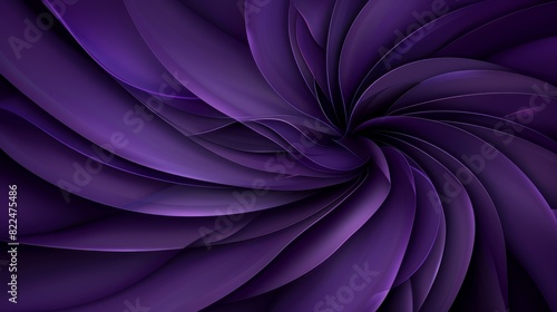  A tight shot of a large purple flower against a solid background The center of the image focuses on the flower's bloom