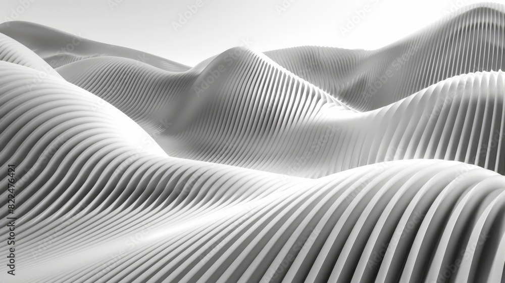 wavy foreground lines contrasting against a white backdrop featuring sparse clouds wavy foreground lines contrasting against a white backdrop featuring sparse clouds
