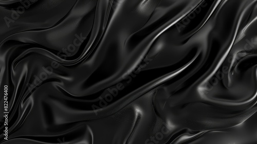  A black background resembling a wavy, fabric-like texture, suitable for use as a wallpaper backdrop