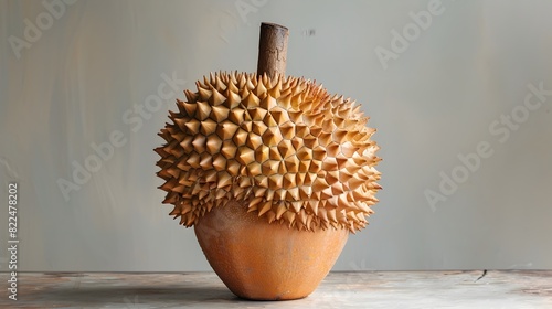Freshly Harvested Durian A Tropical Culinary Sculpture