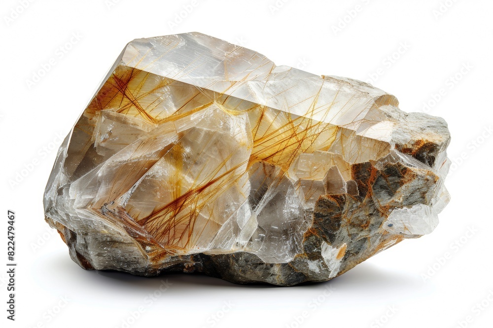 mineral stone isolated on white background mineral stone isolated on white background
