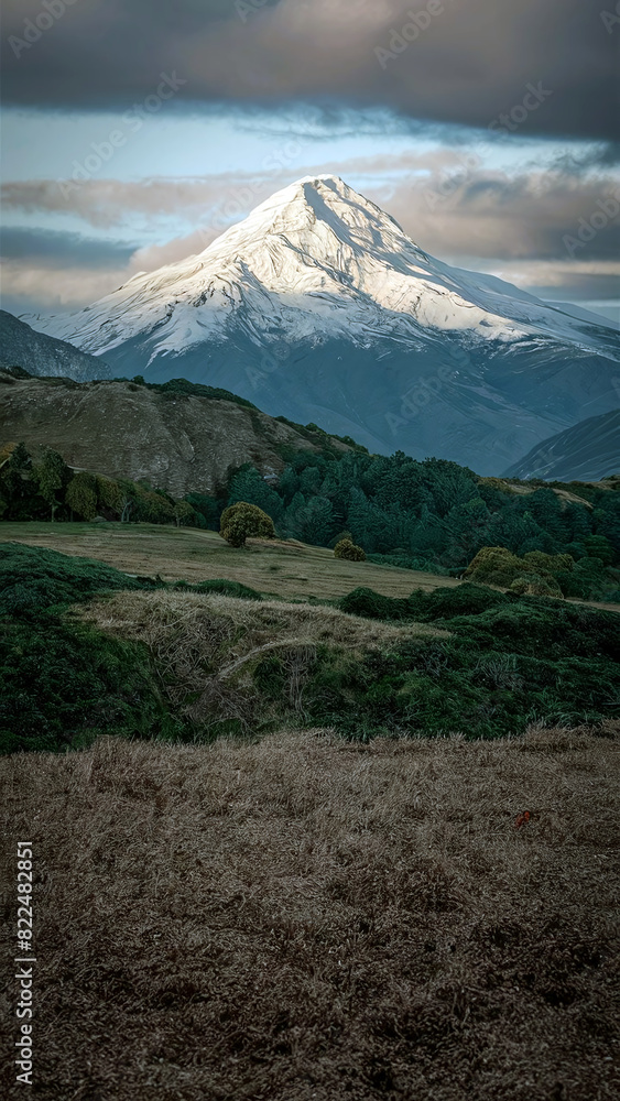 Obraz premium A montanha gelada
