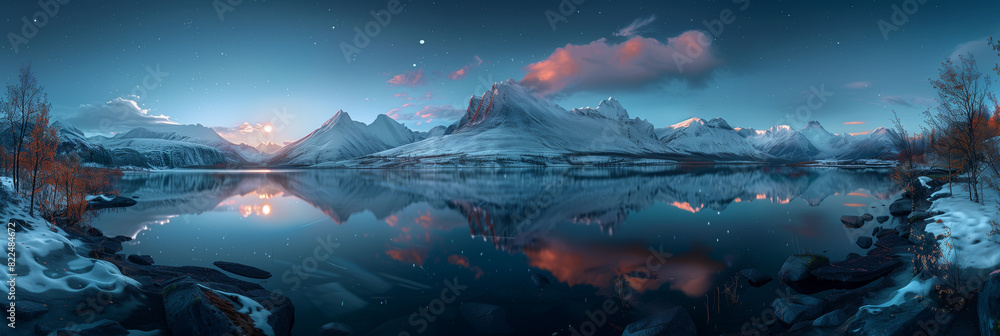 Hyper-Realistic Shot Renders Vibrant Landscape with Unmatched Detail, Dreamy Nightscene