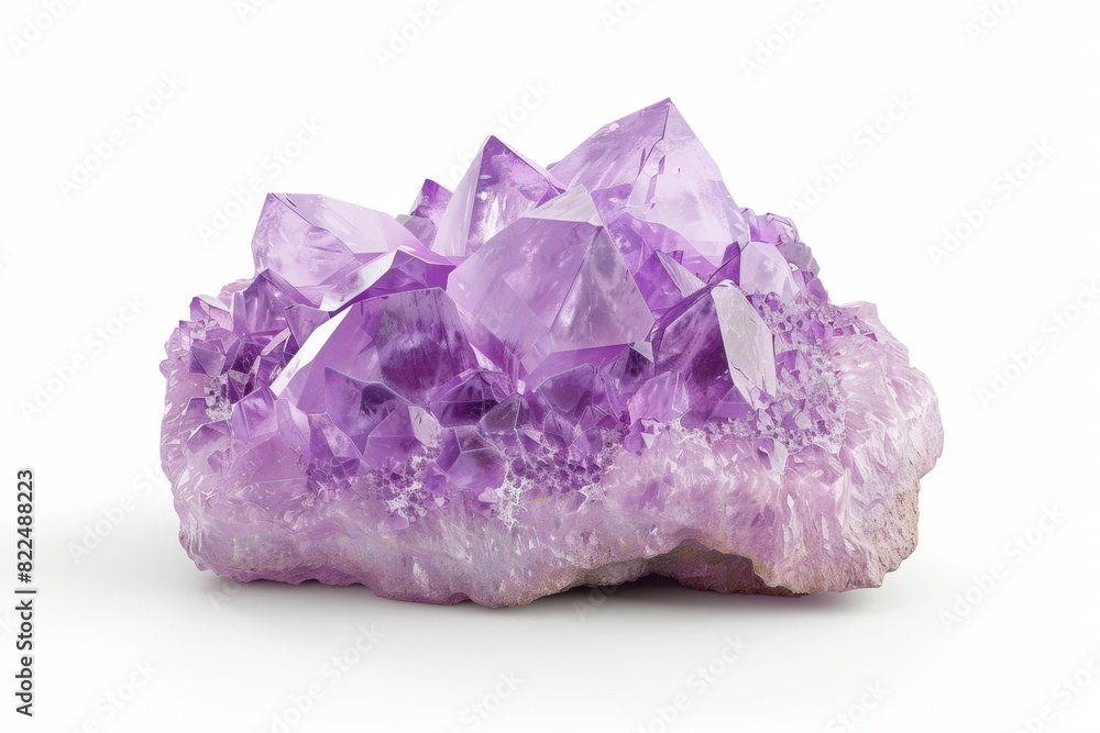 Fototapeta premium mineral stone isolated on white background