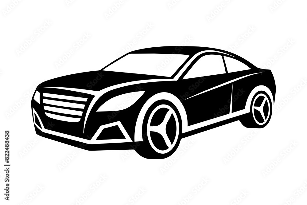 car logo vector silhouette illustration