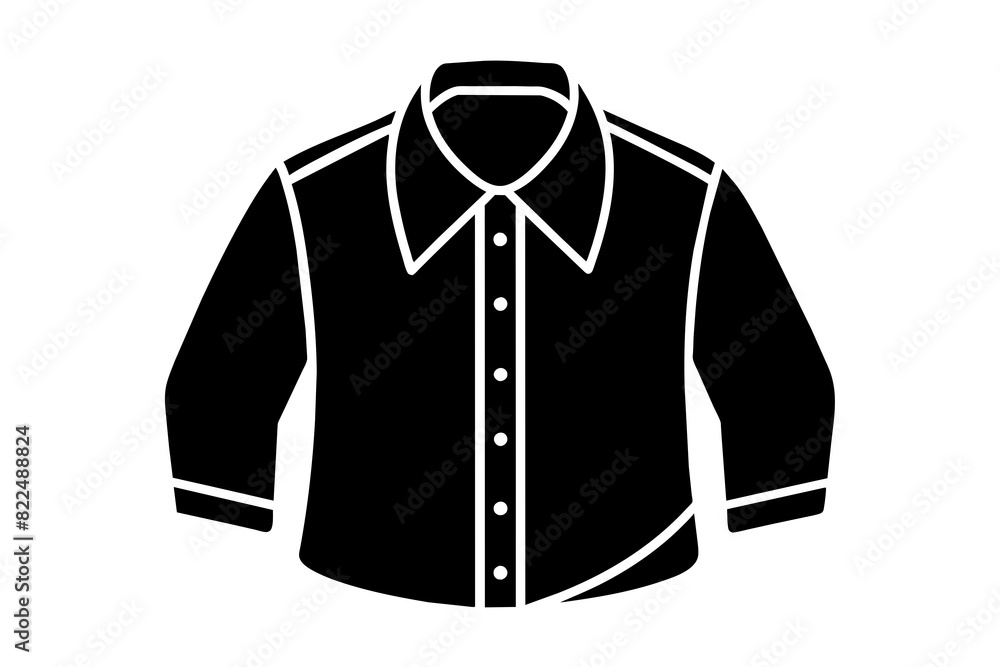 shirt vector silhouette illustration shirt vector silhouette illustration