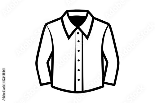 shirt vector silhouette illustration