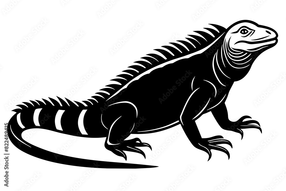 iguana vector silhouette illustration iguana vector silhouette illustration