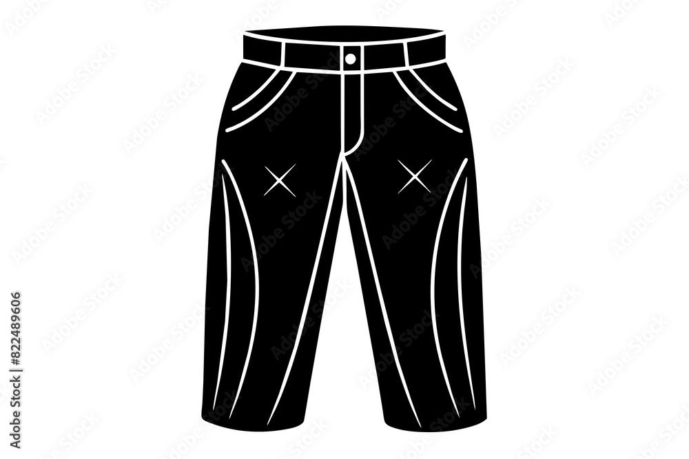 pants vector silhouette illustration pants vector silhouette illustration