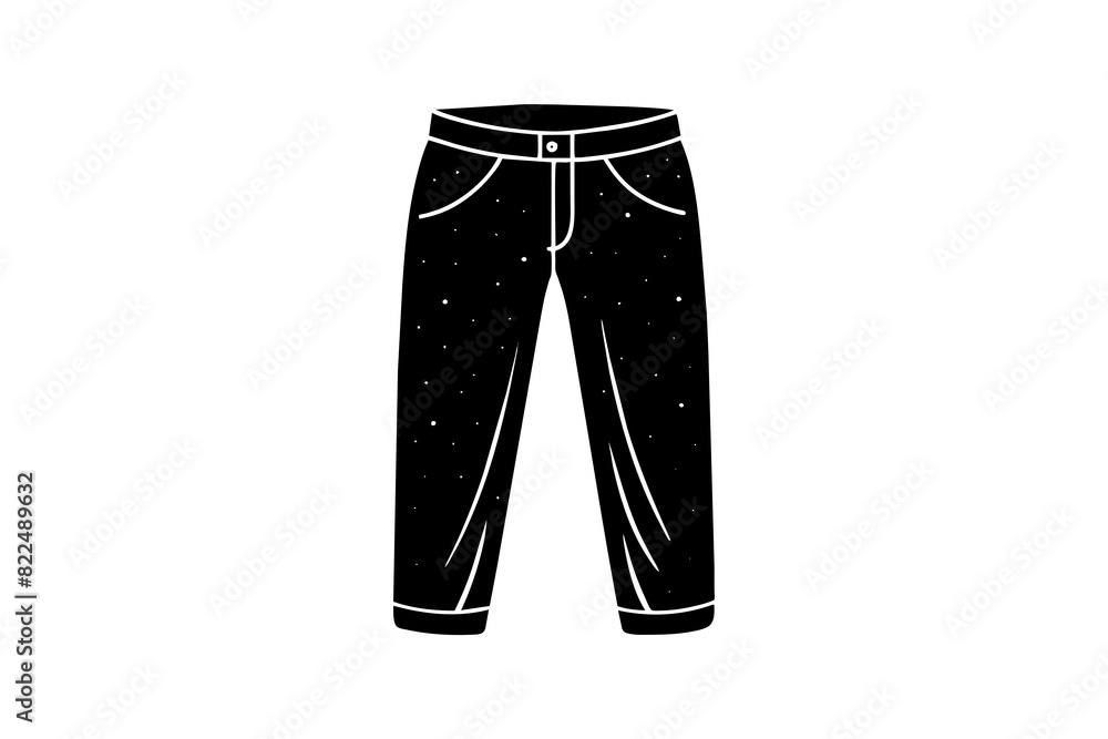 pants vector silhouette illustration pants vector silhouette illustration